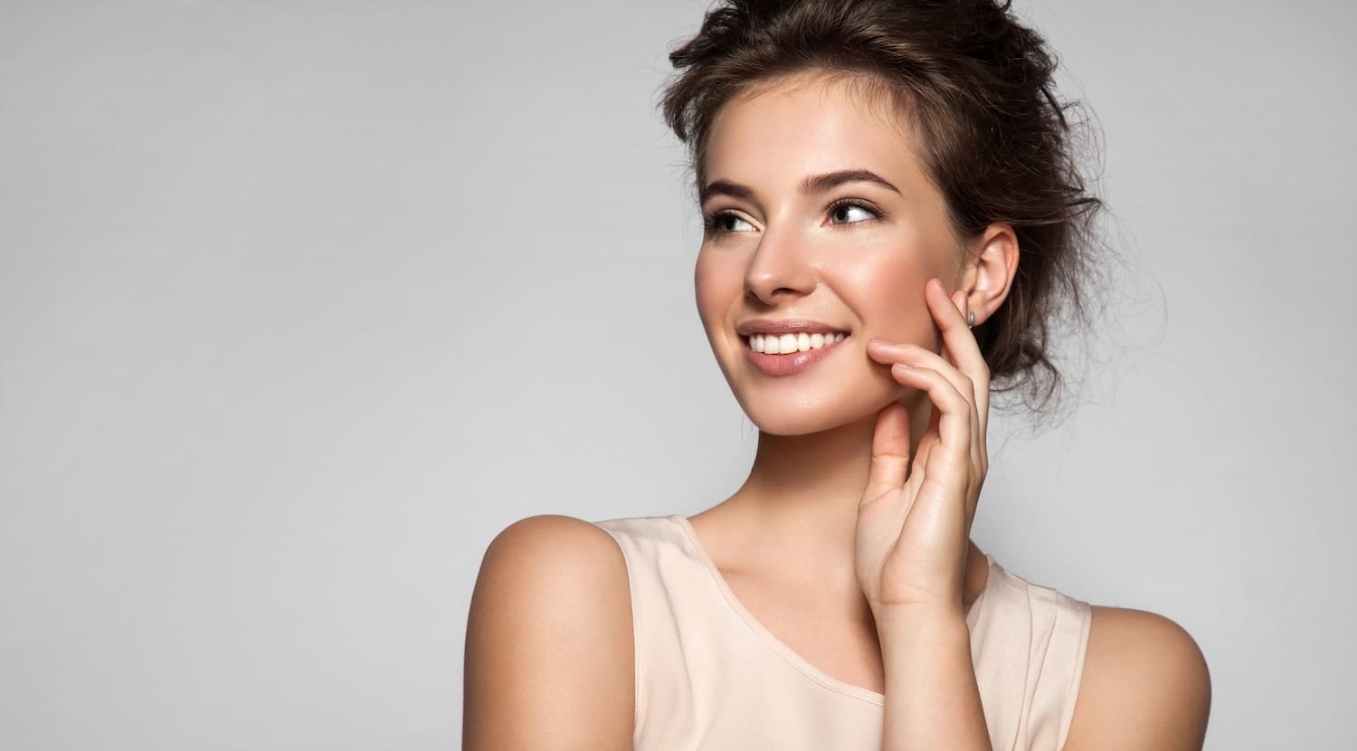 Young woman with perfect skin VOLUMA Cleveland OH